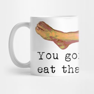 Leg Black Mug